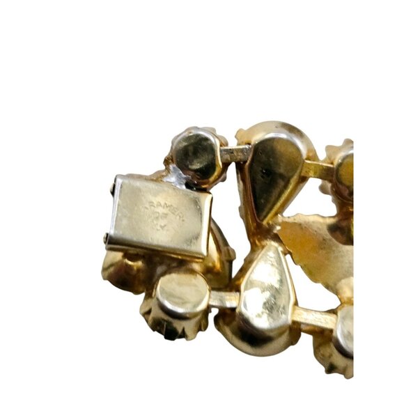 Stunning Signed Kramer Of Ny Molded Glass Parure (A7915) - Picture 9 of 11